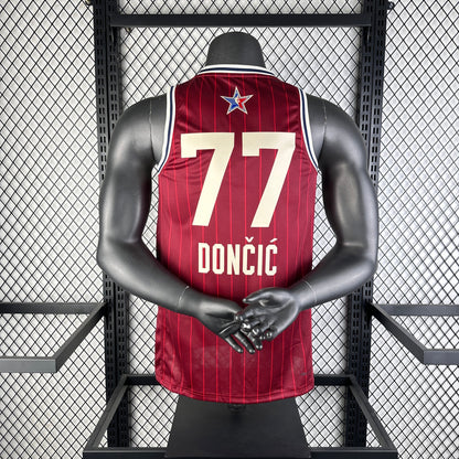 NBA 2024-25 All-Star Red No. 77 DONCIC