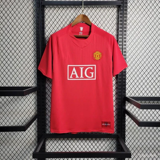 2007-08 Manchester United Home Retro S-2XL