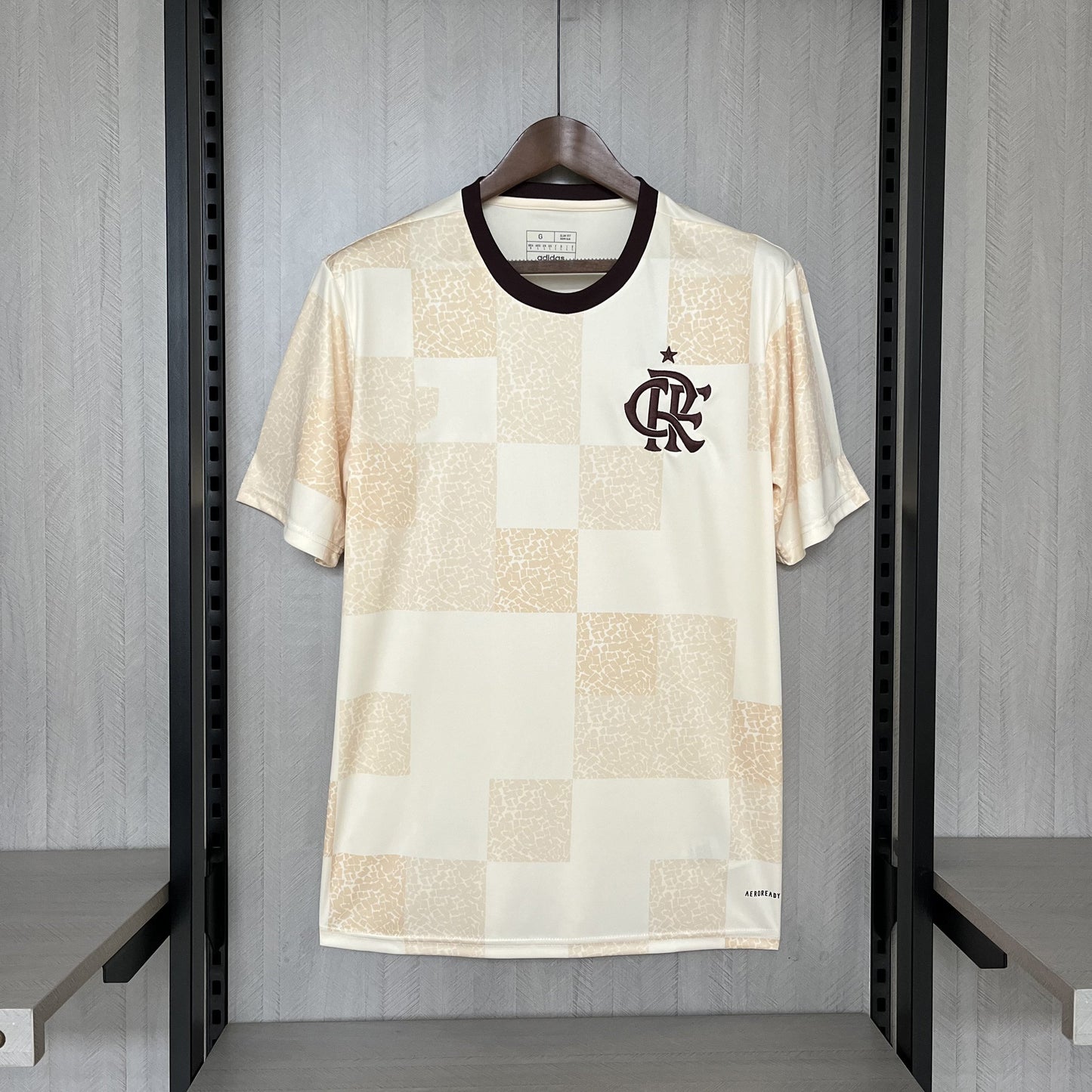 2024-25 Flamengo Pre-match Wear Beige S-XXXXL