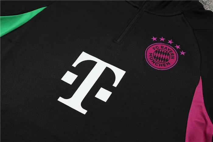 BAYERN MUNICH BLACK Training Suit Kit 2023 2024