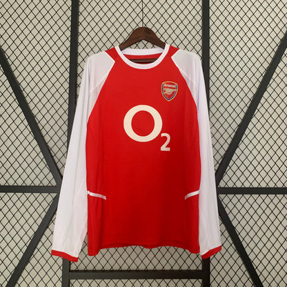 02-04 Arsenal Home Retro Long Sleeve S-XXL