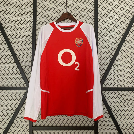 02-04 Arsenal Home Retro Long Sleeve S-XXL