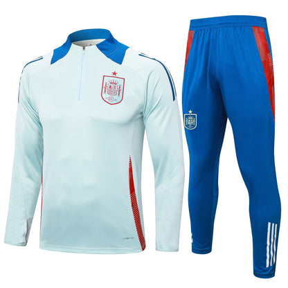 2024-25 Spain light blue training suit S-2XL