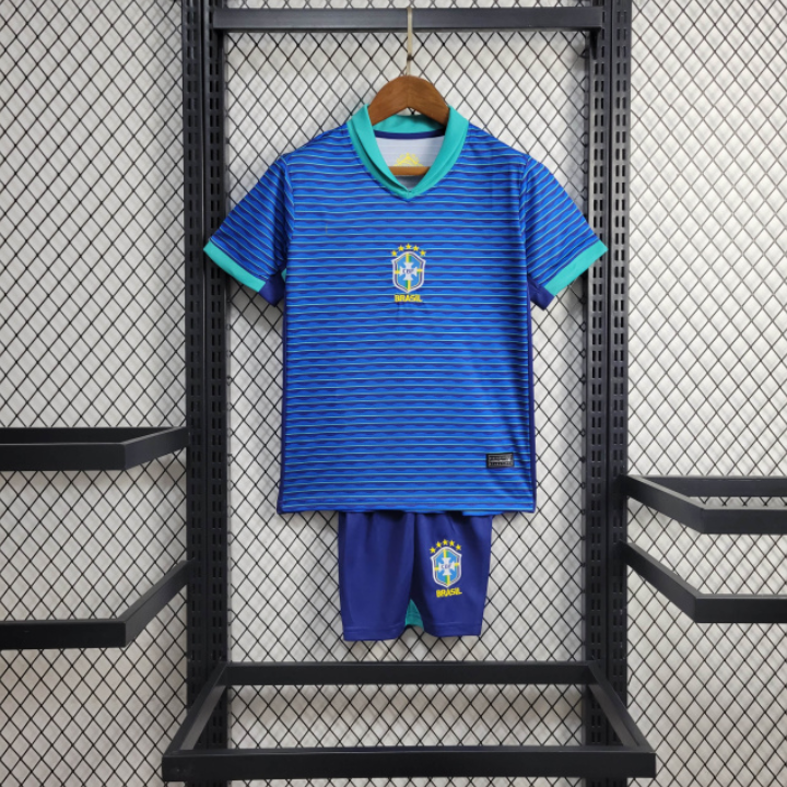 2024-25 Brazil Away KIDS SIZE 16-28