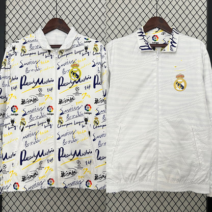 2024-25 Real Madrid Trench Coat Reversible S-3XL