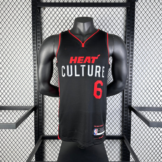 NBA 2024-25 Miami Heat City Edition No. 6 James