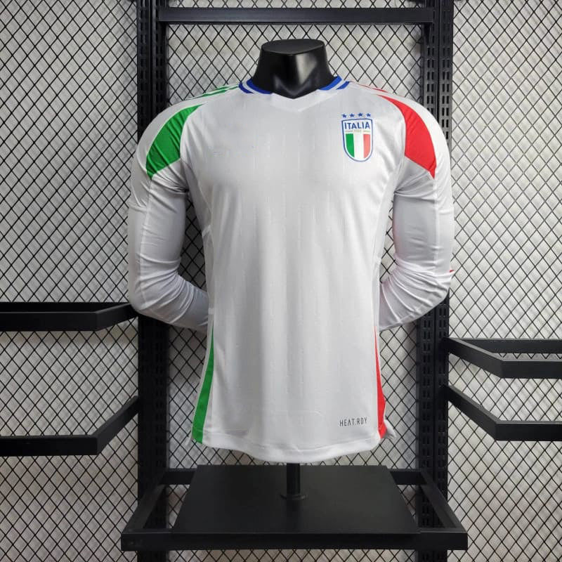 2024-25 Italy Away Player Long Sleeve S-XXL