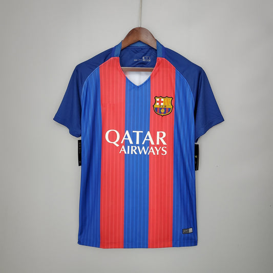 2016-17 Barcelona Home Retro S-XXL