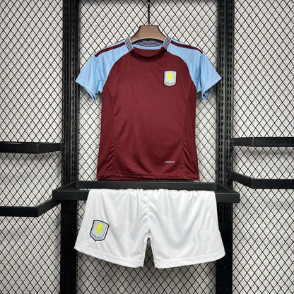 2024-25 Aston Villa Home KIDS 16-28