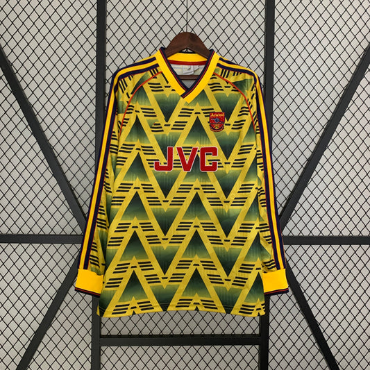 91-93 Arsenal Away Retro Long Sleeve S-XXL