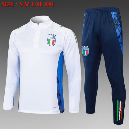 2024-25 Italy White Training Suit S-2XL