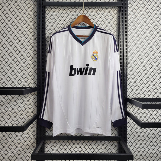 12-13 Real Madrid home Retro Long Sleeve Retro S-XXL