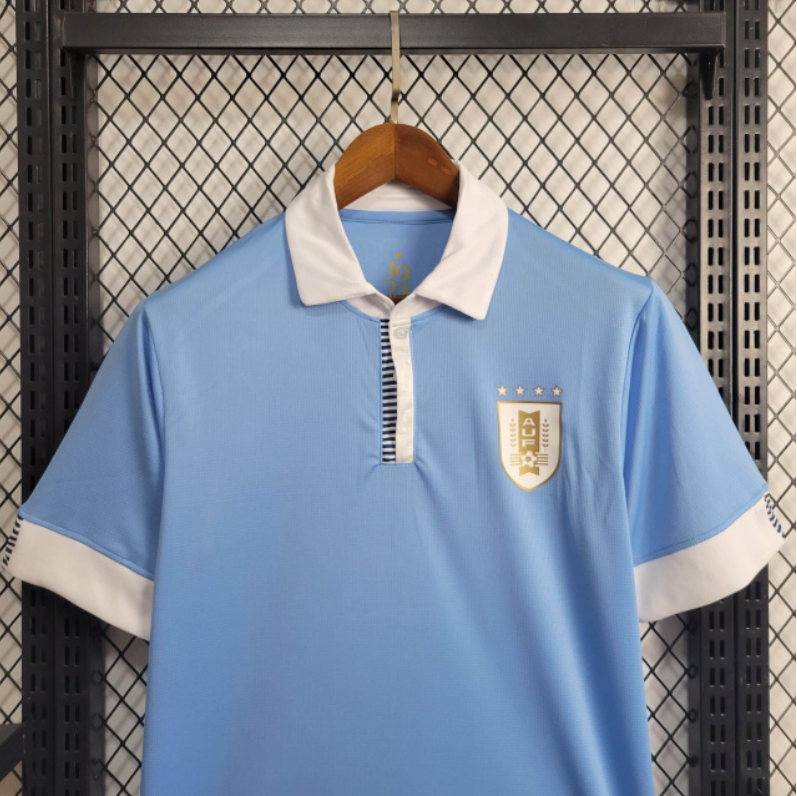 2024-25 Uruguay Home Lapel version S-2XL