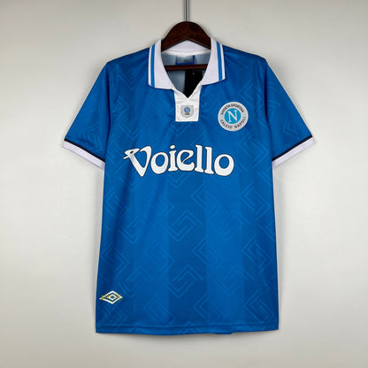 93-94 Napoli Home Retro Size S-XXL