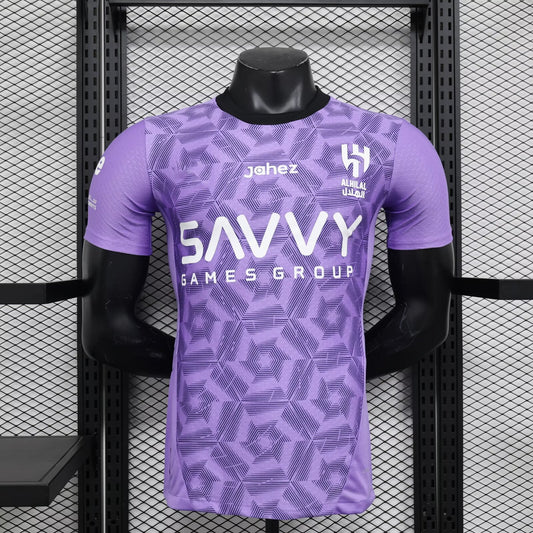 2024-25 Riyadh Crescent Second Away Purple Player S-XXL