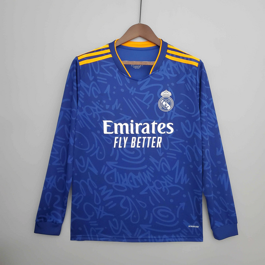 2021-22 Real Madrid Away Long Sleeve S-XXL