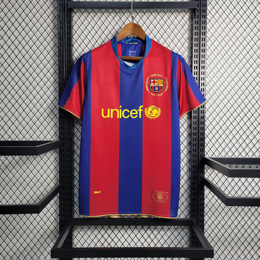 2007-08 Barcelona Home Retro S-XXL