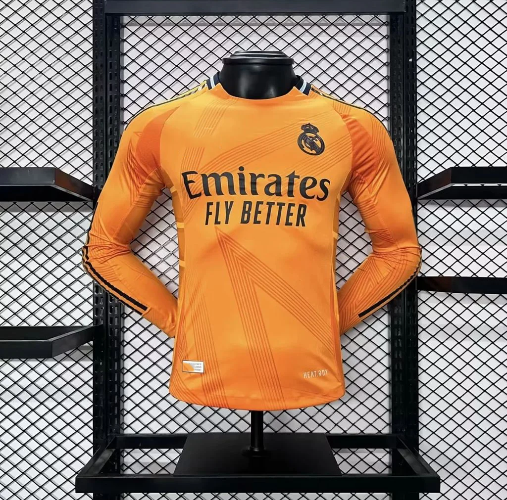 2024-25 Real Madrid Away Player Long Sleeve S-XXL