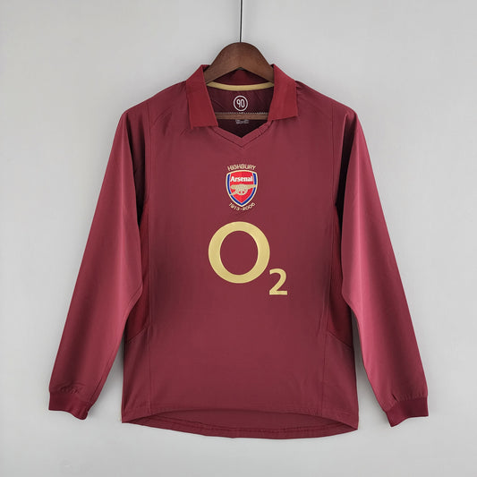 05-06 Arsenal Home Retro Long Sleeve S-XXL