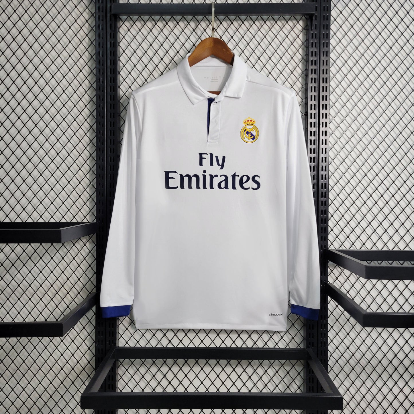 16-17 Real Madrid Main Long Sleeve Retro S-XXL