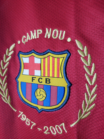 2007-08 Barcelona home Retro long sleeves S-XXL