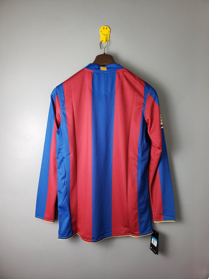 2007-08 Barcelona home Retro long sleeves S-XXL