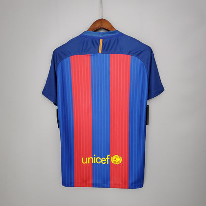 2016-17 Barcelona Home Retro S-XXL