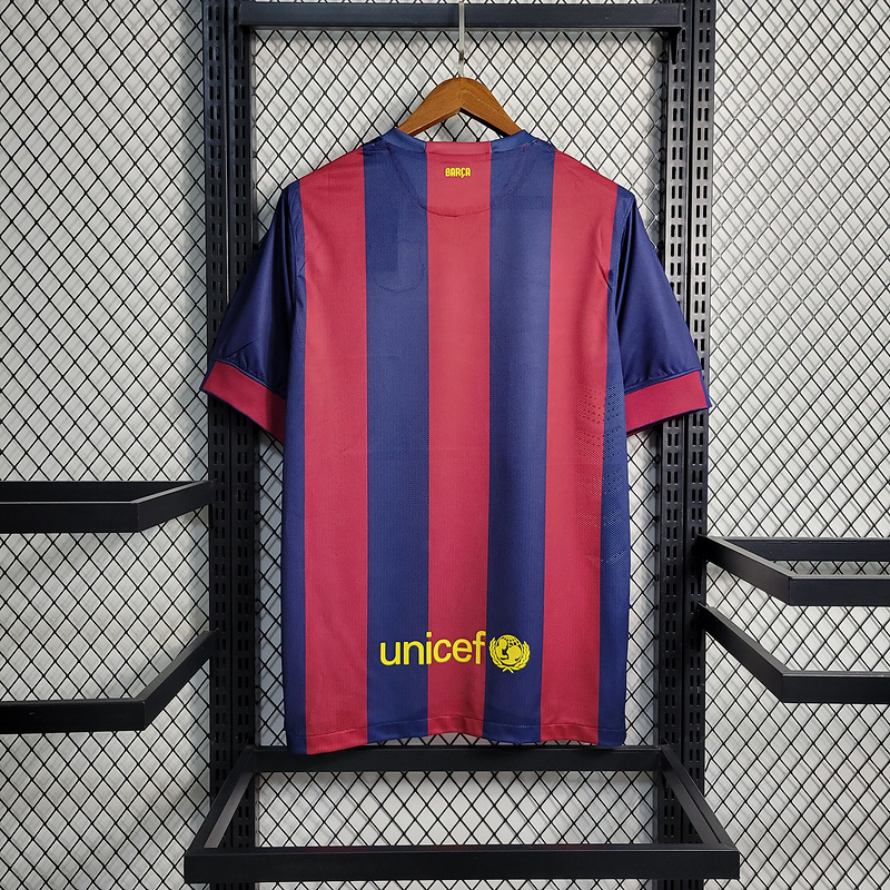 2014-15 Barcelona Home Retro Size S-XXL