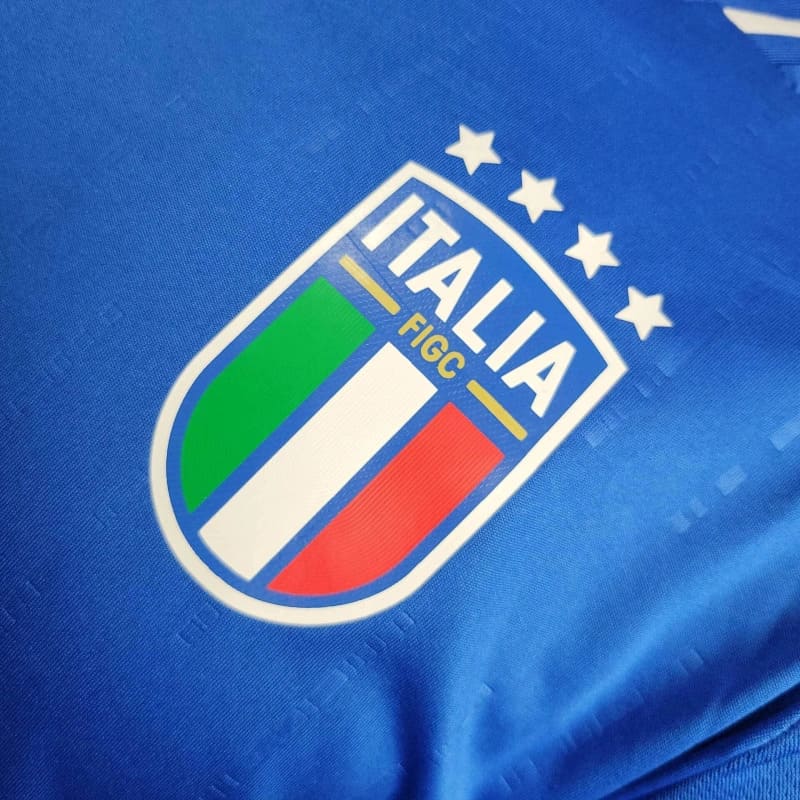 2024-25 Italy Home Player Long Sleeve S-XXL