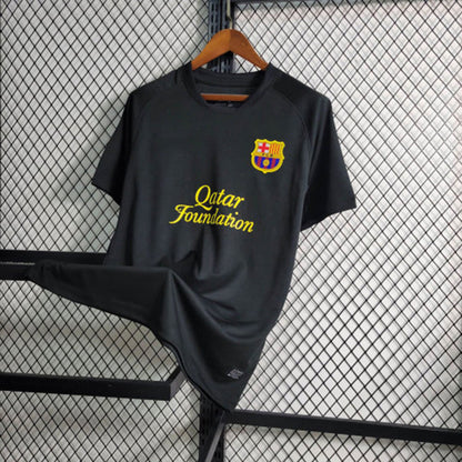 11-12 Barcelona Black Away Retro S-XXL