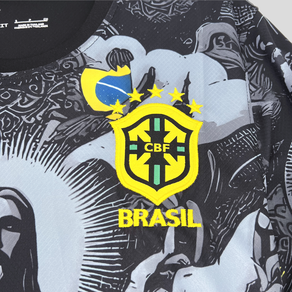 2024-25 Brazil Special Edition Black Jersey S-XXL