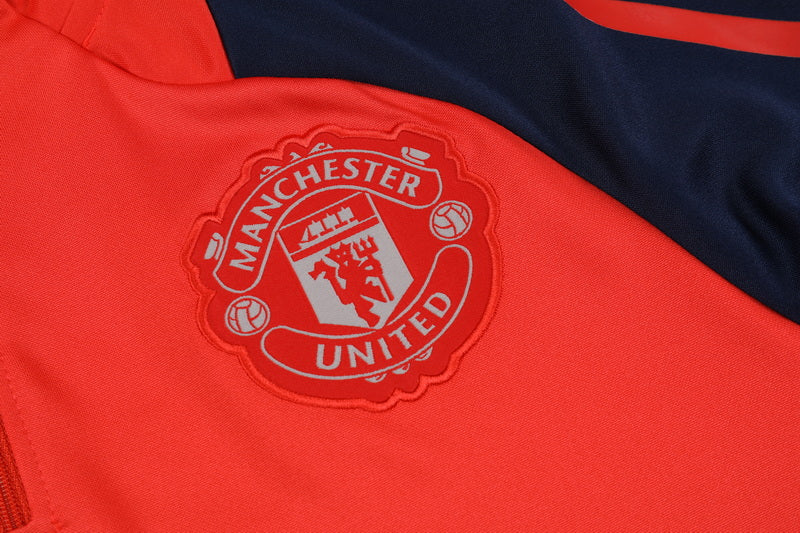 2024-25 Manchester United Red Training Suit S-2XL