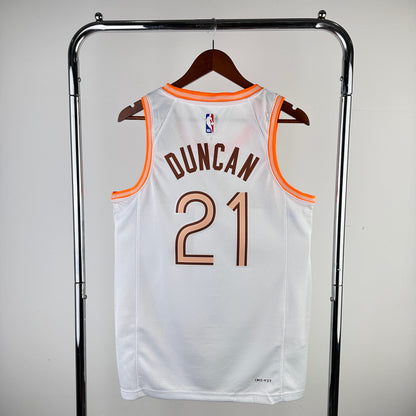 NBA 2024-25 Spurs City Edition No.21 DUNCAN