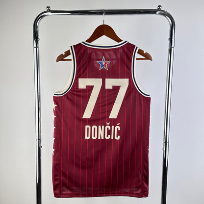 NBA 2024-25 All-Star Red No. 77 DONCIC