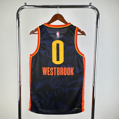 NBA 2024-25 Thunder City Edition No.0 WESTBROOK