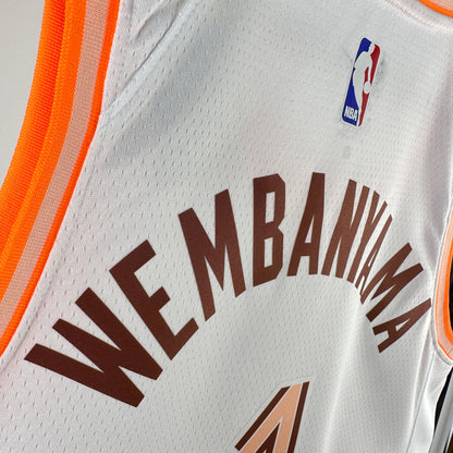 NBA 2024-25 Spurs City Edition No.1 WENBANYAMA