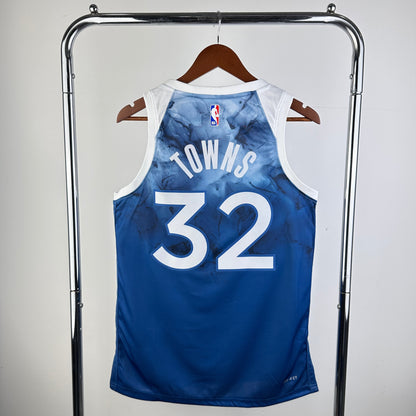 NBA 2024-25 Timberwolves City Edition No. 32 TOWNS