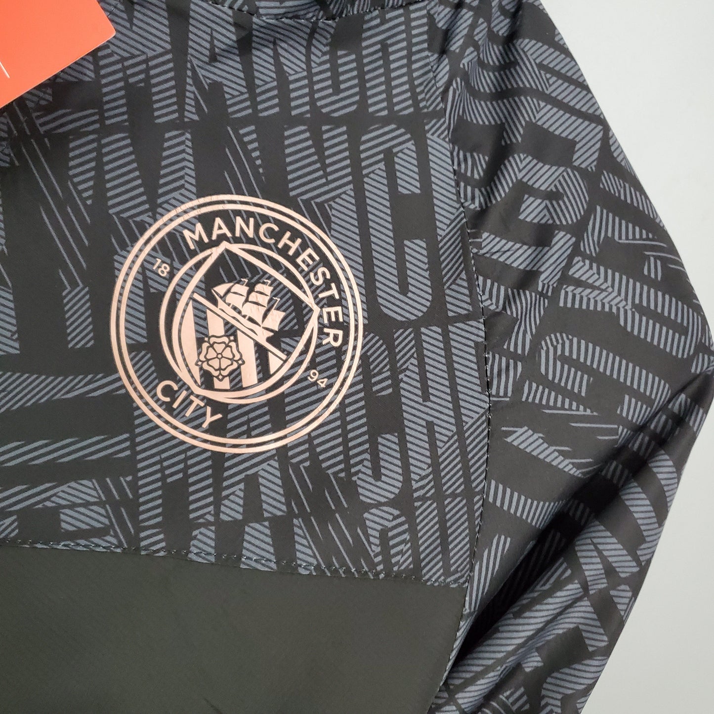 21-22 Windbreaker Manchester City Black S-XXL