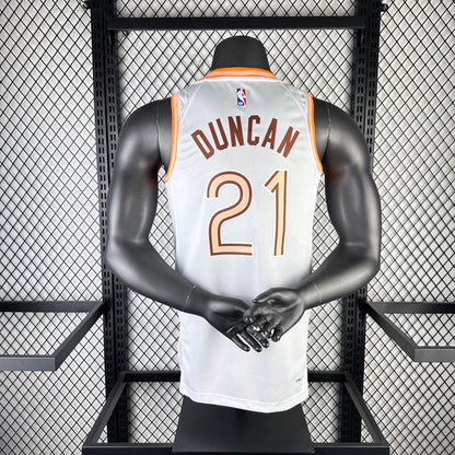 NBA 2024-25 Spurs City Edition No.21 DUNCAN