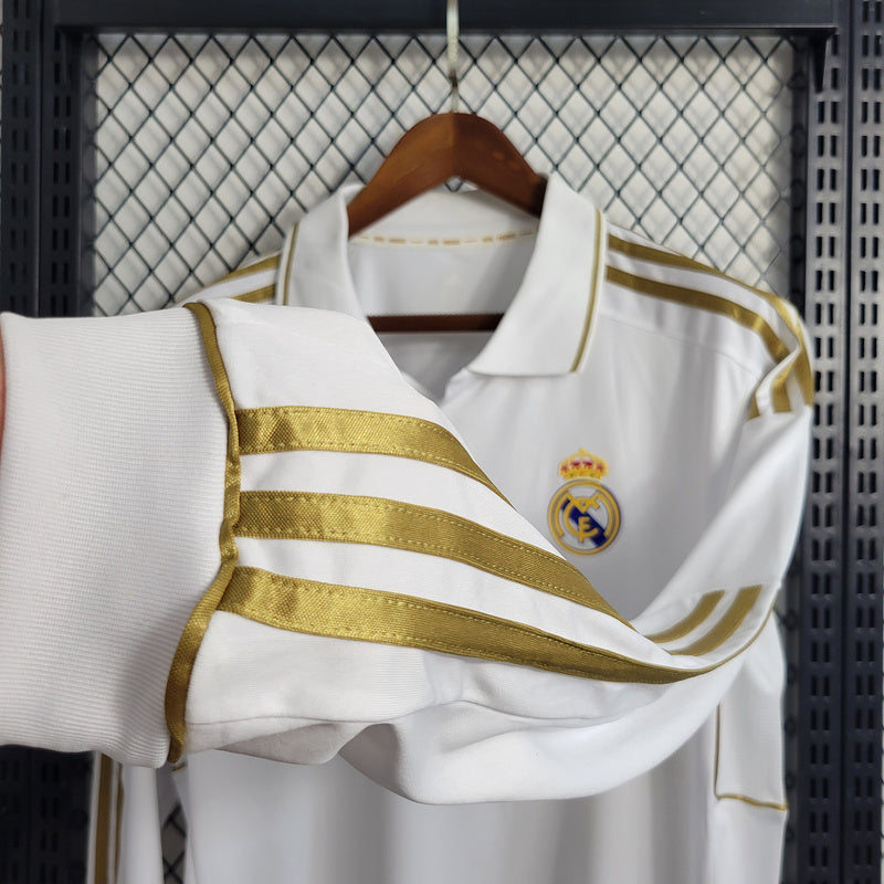 11-12 Long sleeve home Retro Real Madrid S-XXL