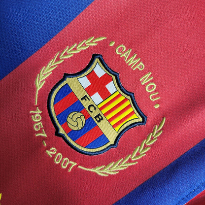 2007-08 Barcelona Home Retro S-XXL