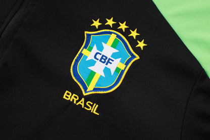 2024-25 Brazilian Black Training Suit S-2XL