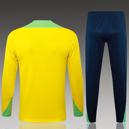 2024-25 Brazilian Yellow Training Suit S-2XL