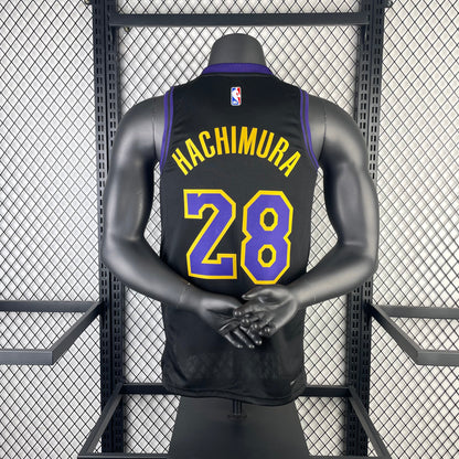 NBA 2024-25 Lakers City Edition No.28 HACHIMURA