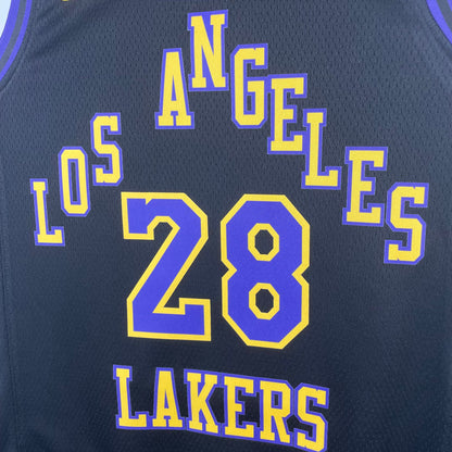 NBA 2024-25 Lakers City Edition No.28 HACHIMURA