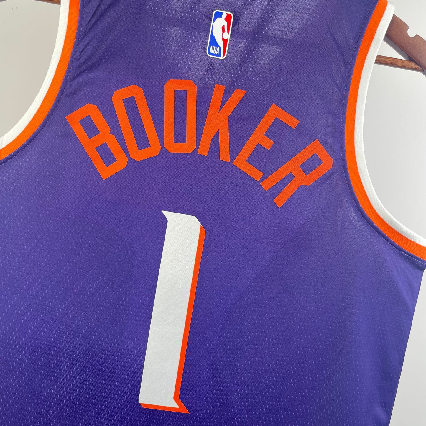 NBA 2024-25 Suns Away Purple No. 1 Booker