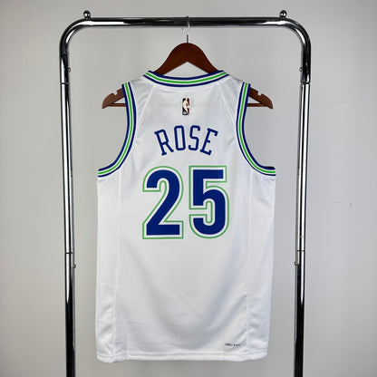 NBA 2024-25 Timberwolves Retro No. 25 ROSE