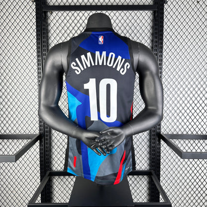 NBA 2024-25 Nets City Edition No.10 SIMMONS