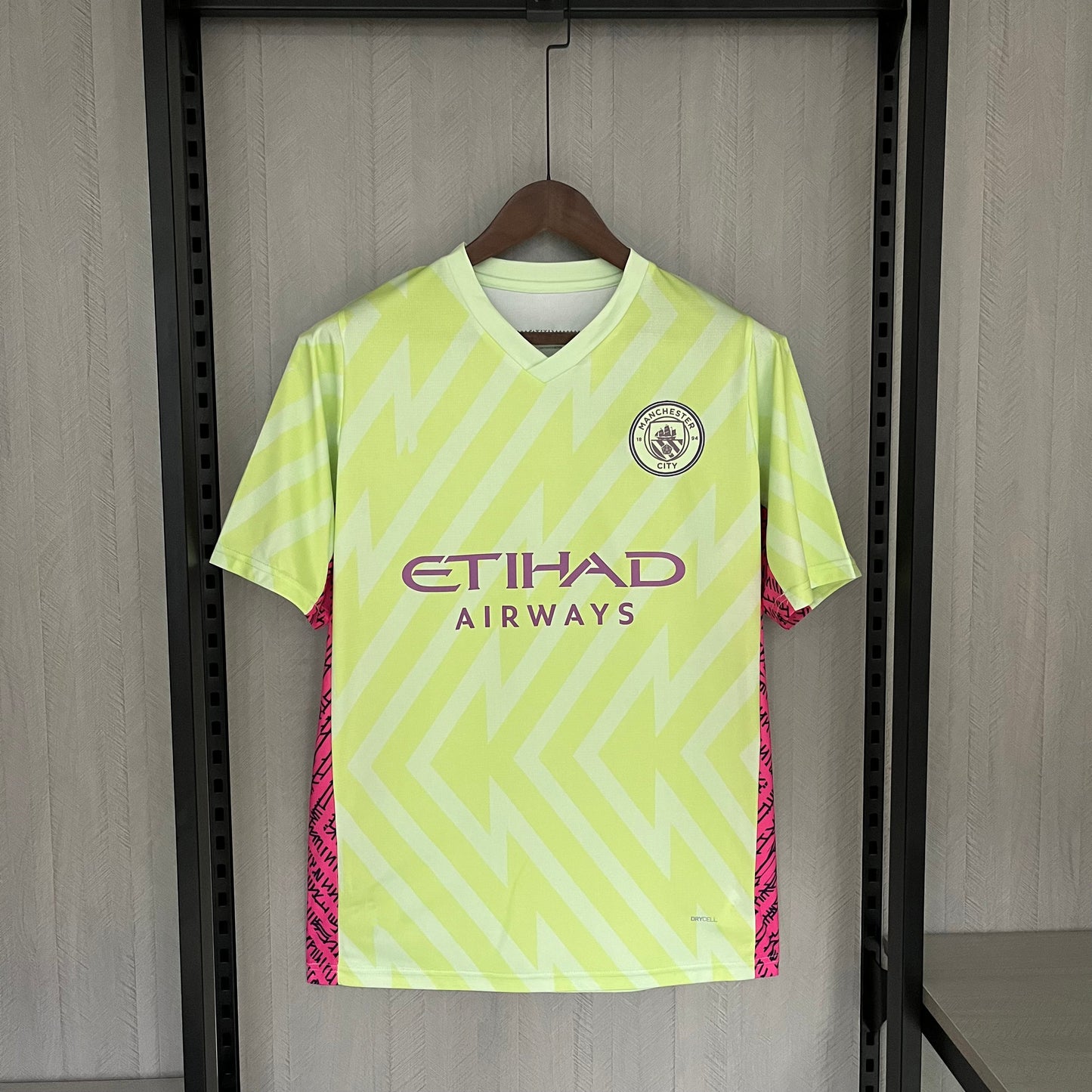 23-24 Manchester City goalkeeper fluorescent green S-XXL