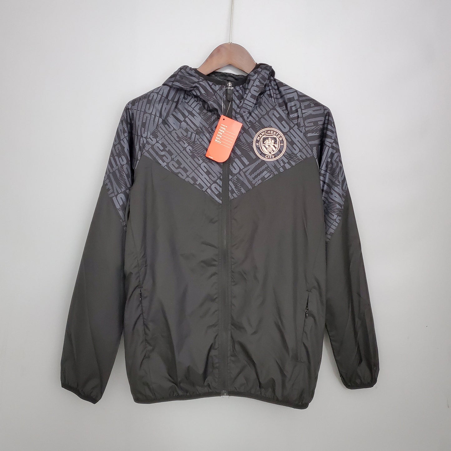 21-22 Windbreaker Manchester City Black S-XXL